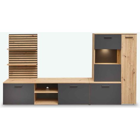 Mezzenile  Legno laminato - Quercia Artisan / antracite (1/5)