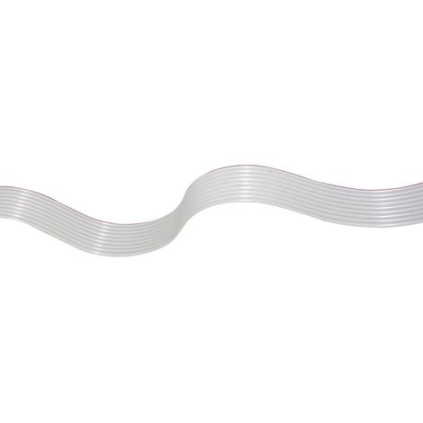 econ connect 28AWG9RM1 Flachbandkabel Rastermaß: 1 mm 9 x 0.08 mm² Grau 30.50 m