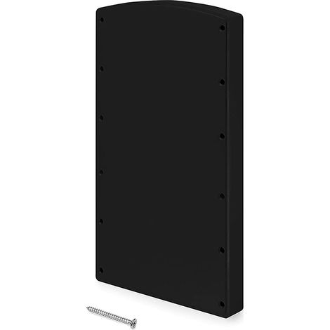 Accessoire latéral pour penderie rabattable, Vis de montage, Plastique, Noir, 2 un (1/5)
