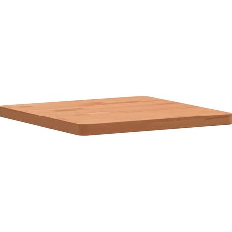 Dessus de table 40x40x2,5 carré bois massif de hêtre (1/5)