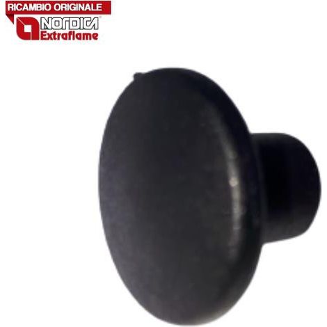 EXTRAFLAME - 002273001 - Pomolo raschiatore nero (1 pezzo) (1/2)
