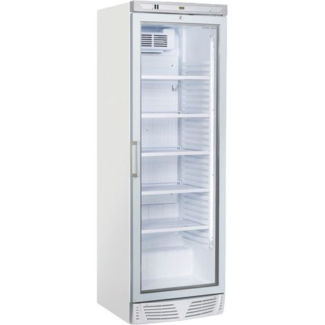 Réfrigérateur à boissons 350L avec lumière LED serrure et 5 étagères ajustables - TKG 390 - Cool Head (1/5)