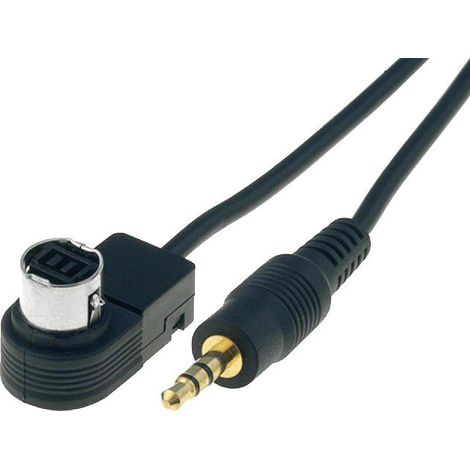 Cable Adaptateur AUX Jack compatible avec autoradio Alpine