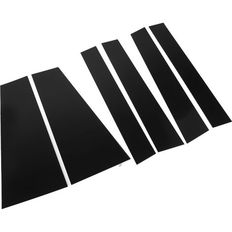 6 Garnitures de Montants de Vitres Noires Brillantes Look Élégant Autocollants pour Montants B Sienna 2021-2022 (1/5)