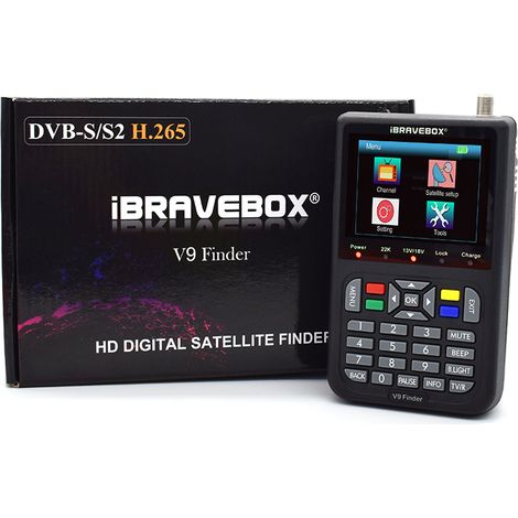 Digitaler Satellitenfinder, Satellitenmessgerät, LCD-Satellitenfinder, digitaler Satellitensignalmesser, Satellitenfinder mit 3,5-Zoll-LCD-Digitalanzeige