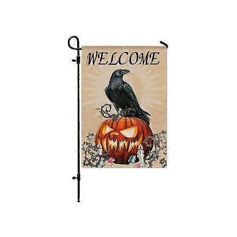 Neue Halloween-Gartenflagge, Hofflagge, Kürbisflagge, Veranda-Layout, Horror-Atmosphäre-Dekorationsflagge (HYQ5-28)