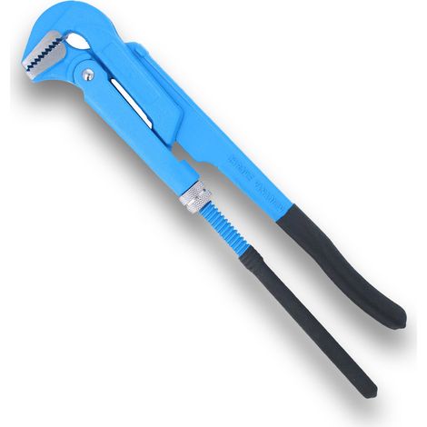 320mm Eckrohrzange 90° abgewinkelt Zangenschlüssel Rohrgriffzange Pumpenzange (1/5)