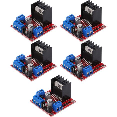 Módulo de control de motor L298N (paquete de 5) para motores paso a paso (1/5)