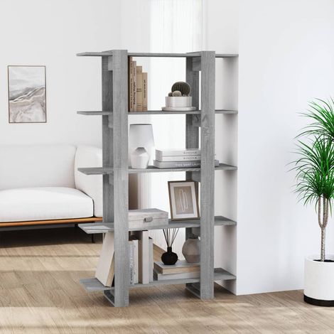 vidaXL Libreria/Divisorio Grigio Sonoma 100x30x160 cm (1/5)
