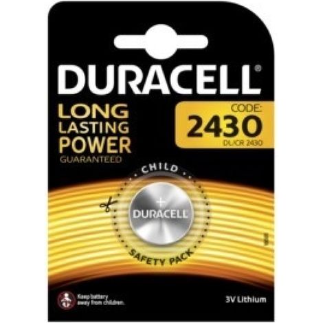 Pila boton 2430 duracell