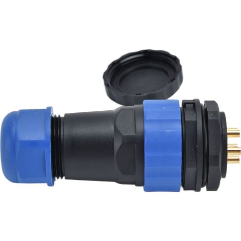 Luftfahrtstecker IP68 wasserdicht SP28 Rückmutter-Schweißanschluss Stecker und Buchse 380V 25A5-polig (1/5)
