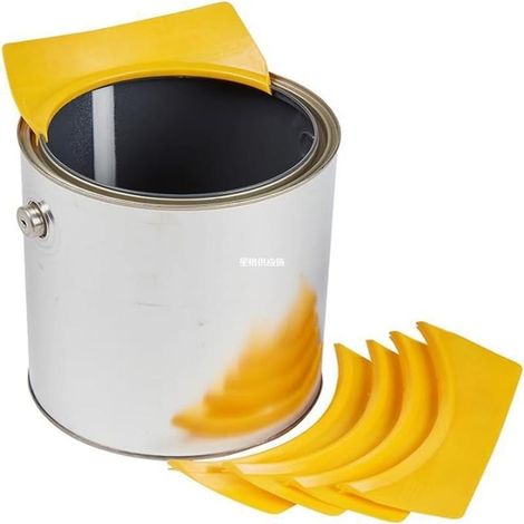 Nouveau produit : Pinceau spécial pour verser la peinture, évitant les fuites des seaux. Indispensable pour les peintres.