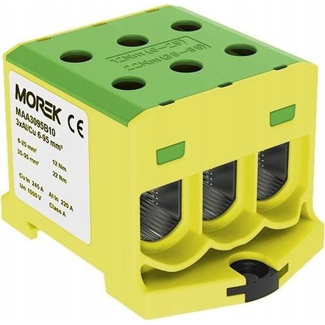 Conector carril morek otl95-3 corriente 245A 1000V (1/2)