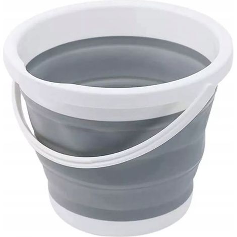 CUBO DE SILICONA PLEGABLE DE 5 L UNIVERSAL CON ASA