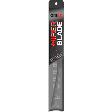 OMAC Balai Essuie-glace Avant pour Universal 18" 450mm – 1 Pièce – Adaptateur Universel 10-en-1 – Technologie Plate – Silencieux (1/5)