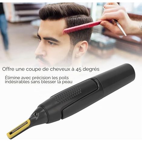Nose and Ear Hair Trimmer for Men, Nasal Hair Remover, Hair Trimmer, Precision Electric Eyebrow Razors, Removable and Washable Cutting Head, Trimmer (1/3)