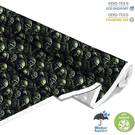 TESSUTI DECORATIVI PER ESTERNI OXFORD - Motivo Teschio I DX4031 (1/5)
