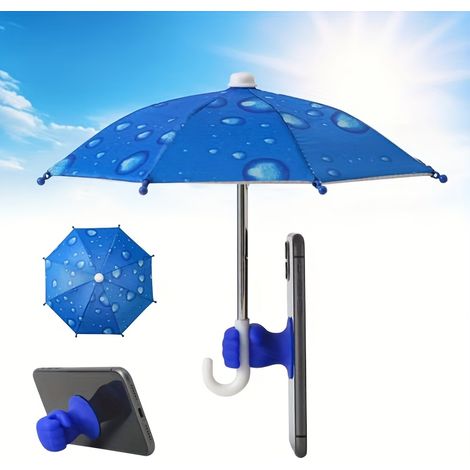 Support de téléphone portable, support parasol, support téléphone réglable mini style ventouse en forme de poing, avec fonction anti-UV et pare-soleil, adapté pour smartphones et tablettes (1/4)