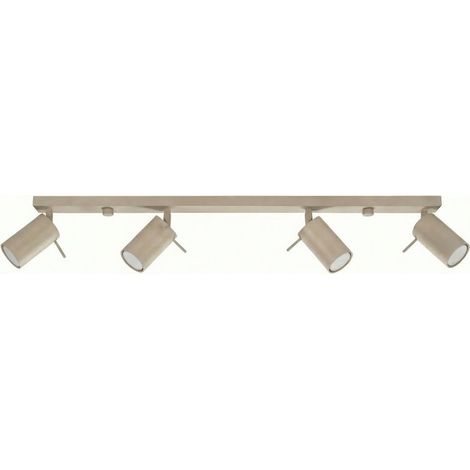 Deckenleuchten RING taupe 4xGU10 80cm Stahl Sollux (1/5)