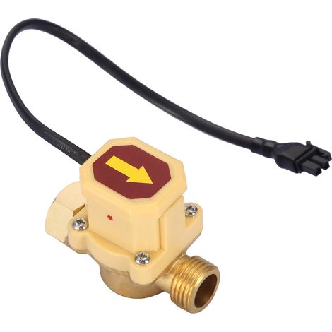 Pompe à eau à filetage G1/2-G1/2 avec capteur de débit réglable et interrupteur de contrôle automatique de pression 220 V (1/5)