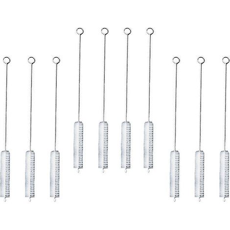 Lot de 20 brosses à paille en acier inoxydable (1/3)