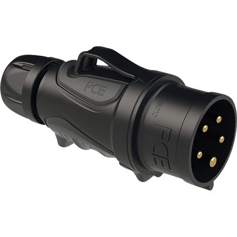PCE CEE-Stecker GRIP Midnight, 16 A, 5-polig