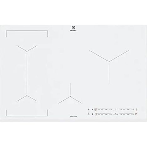 Placa inducción Electrolux EIL83443BW blanco 78 cm 4600 W