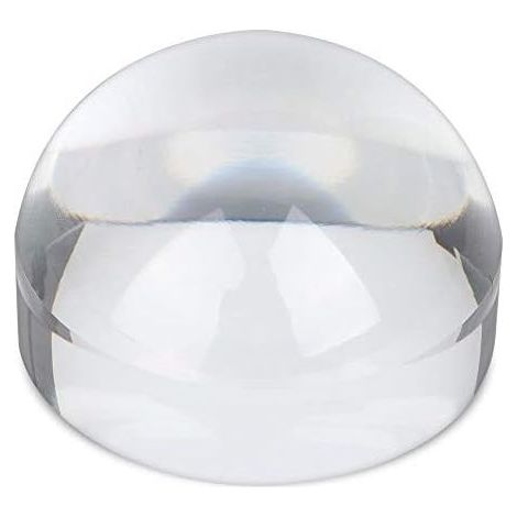 Loupe 6X, Loupe Dôme 3,07 Pouces 78 Mm, Loupe de Lecture Optique en Acrylique, pour Les Personnes âgées Petits Caractères Fins, Journal, Bible, Examen de Documents, Recettes