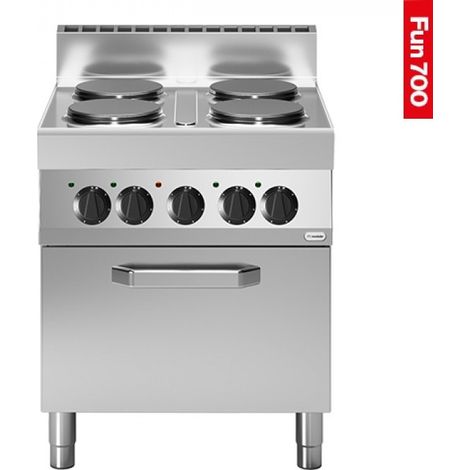 Fourneau - Fun 700 - 4 zones et four à convection - Modular