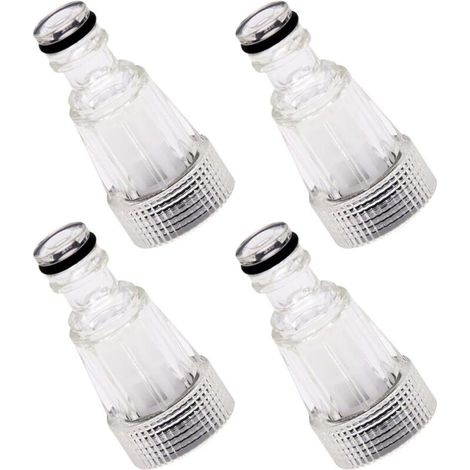 4 Pièces Filtres de l'eau pour Nettoyeur Haute Pression, Filtre à Eau pour Tuyau d'arrosage, Pompe, Jardin, Accessoires pour Nettoyeurs Haute Pression