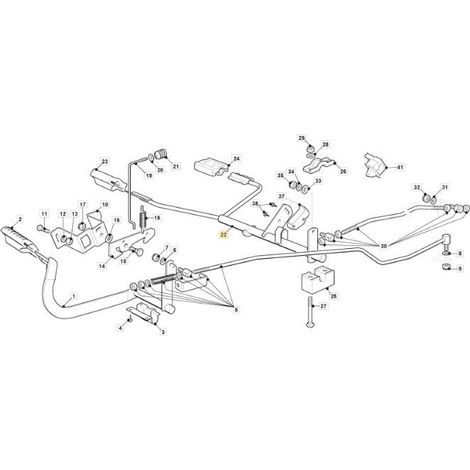 PEDAL AVANCE/MARCHA ATRAS ZNN TC S/C ORIGINAL STIGA - 382000393/0