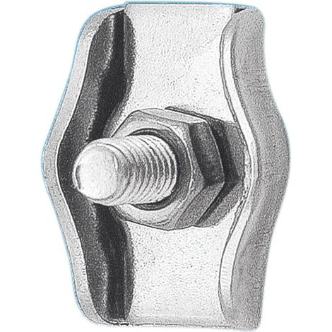 Clip de cable oem marine simplex acero inoxidable resistente a la corrosión 4mm (1/2)