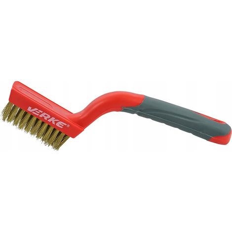 Spazzola manuale a 3 file in ottone Verke, 180 mm, 1 pz. (1/5)