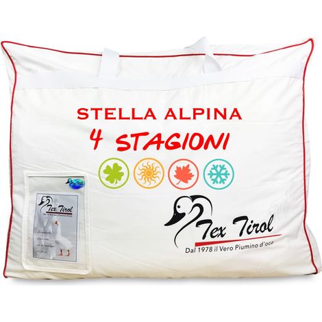 PIUMINO Oca TEX TIROL © STELLA ALPINA 4 STAGIONI 100% Piumino OCA tutte le misure MATRIMONIALE MAXI CM. 250X220 (1/5)