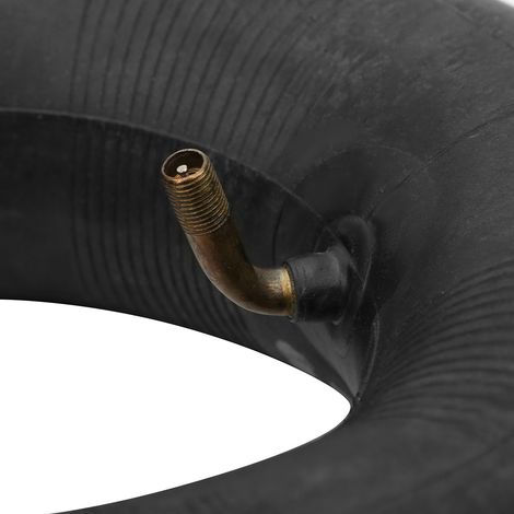 1 chambre à air de rechange en caoutchouc avec valve coudée pour chariot à outils 350-4 10 pouces (1/5)