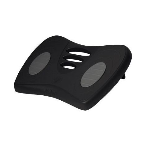 Unilux Chrysalis Ergonomischer Fußstütze schwarz 42 x 32 cm