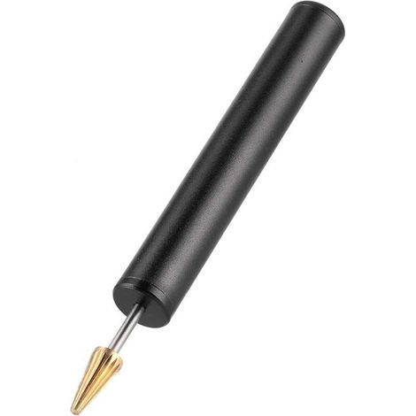 Penna per tingere i bordi della pelle, applicatore a rullo per bordi, strumenti per la lavorazione della pelle, strumento per la stampa sui bordi della pelle per lavori fai da te (nero)