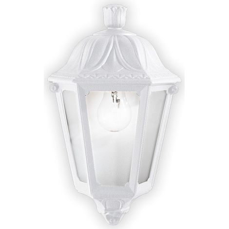 Ideal Lux Anna - Lanterne murale extérieure à 1 lumière, blanc IP44, E27