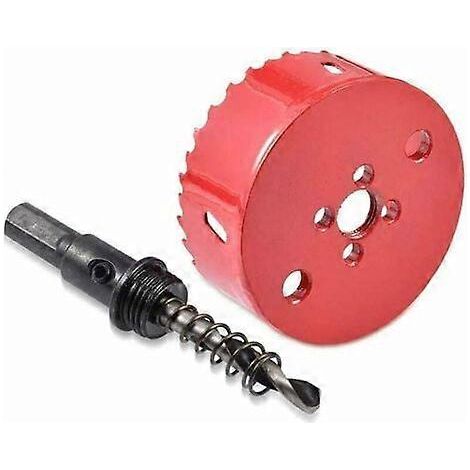Scie cloche M42 HSS, foret de 115 mm à dents robustes pour bois, aluminium, tôle, tuyau et plastique (1/5)