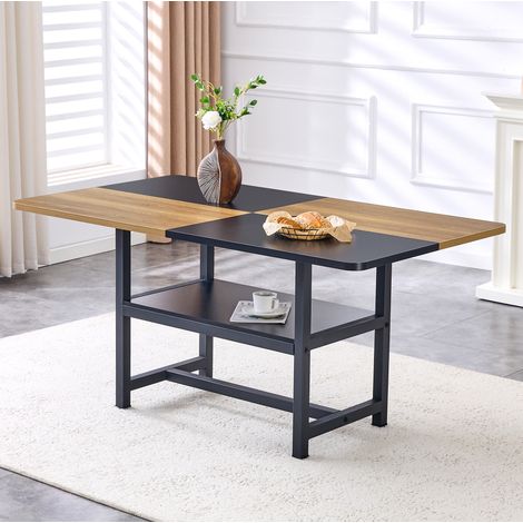 Mesa comedor rectangular con almacenaje industrial OKMYHOME (1/5)