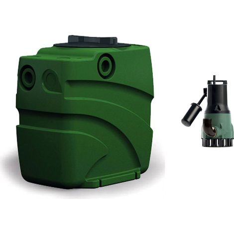 Station de relevage DAB Fekabox 110 – Cuve 110L pour eaux usées – Pompe DAB Feka 300 M-A – Installation dans le sol