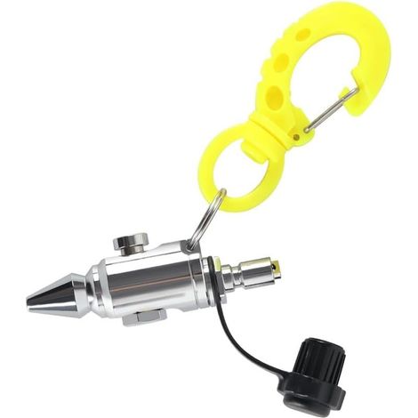 Acier en Acier Inoxydable Buzzle à Air Poussoir Poussinet Équipement D'Outil de Nettoyage pour Le Matériel de Plongée (1/5)