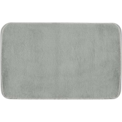 Sapho Accessori bagno Gedy - Tappeto da bagno 50x80 cm, con antiscivolo, grigio 96FY508008
