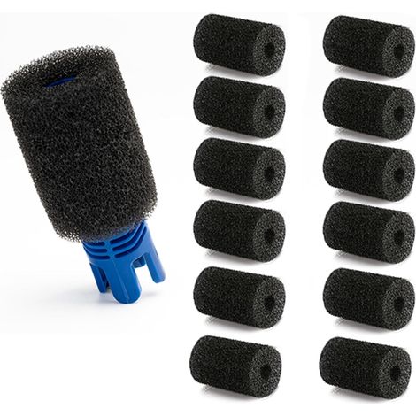 1Nettoyant TSP10 + 12 tampons de noirs nettoyeur tuyau pour pièces piscine Polaris Coton Bleu (1/5)