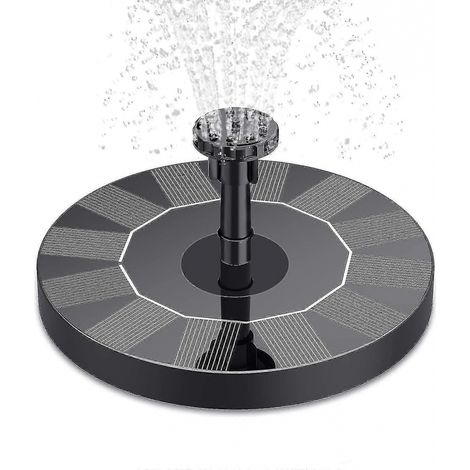 Fontaine solaire, pompe à eau solaire pour bassin, pompe à fontaine flottante pour jardin