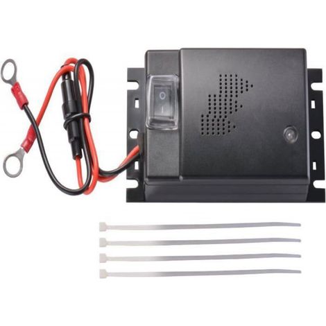 2x Répulsif ultrason rongeur, connexion batterie 12V, protection câbles électriques, pour voiture tous modèles (1/3)