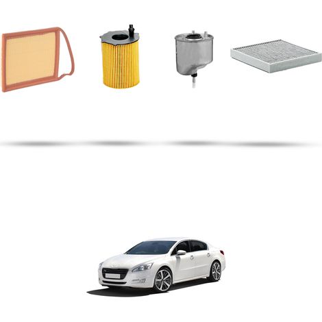 Kit tagliando 4 filtri compatibile con Peugeot 508 1.6 BlueHDI 84kw Dal 2012 (1/5)