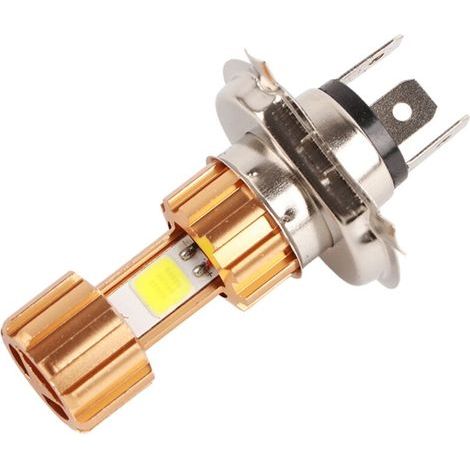 Lampe de phare LED H4 COB 18W 12V pour moto, lumière blanche, universelle,de (1/5)