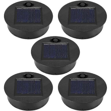 Set mit 5 Ersatzbirnen für Solarlampen (oberer Durchmesser: 7 cm, unterer Durchmesser: 6 cm), 7 Lumen, warmweiß (siehe Foto)