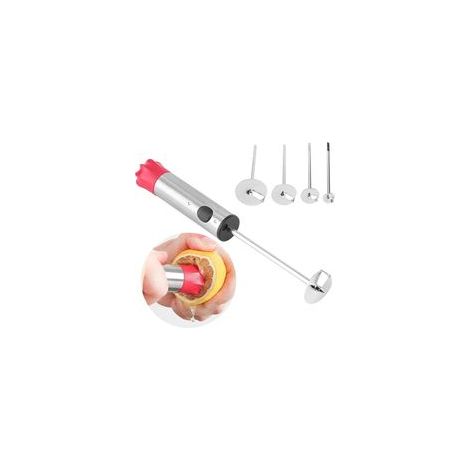 Aspirateur à légumes en acier inoxydable pour courgettes, pommes de terre, carottes, concombres, tomates (sac à bulles)-Crezuo